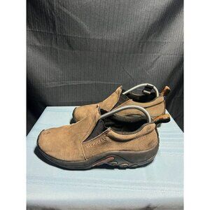 Merrell Jungle Moc Men's Leather Cushioned Slip On Shoes size 9M